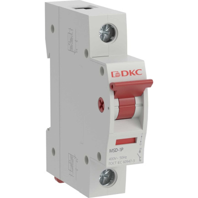 Модульный выключатель нагрузки DKC yon msd 1p 40a MSD-1P40