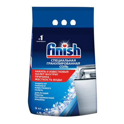 Соль для посудомоечных машин FINISH/Signum 3кг