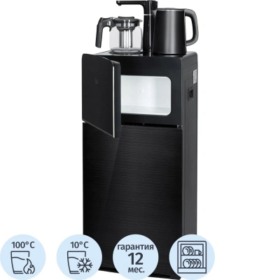 Кулер для воды с чайником ECOTRONIC TB18-LE Tea Bar, напольный, ОХЛАЖДЕНИЕ ЭЛЕКТРОННОЕ, шкаф, 1 кран, 12624