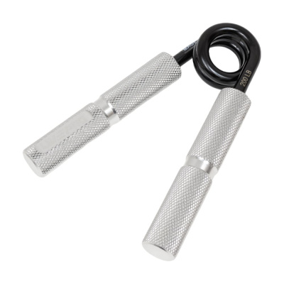 Эспандер LIVEPRO Aluminum Handle Grip, сопротивление 90, 7 кг, вес 215 г, диаметр пружины 7 мм, серебряный NL