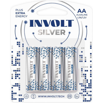 Батарейки INVOLT SILVER AA (LR6) 48B (коробка - 48 батареек)