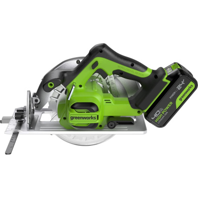 Бесщеточная дисковая пила GreenWorks GD24CS 1500907VUB