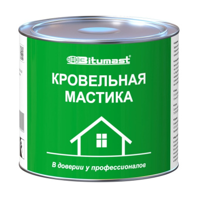 Кровельная мастика, 2 л Bitumast