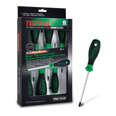 Набор отверток TOPTUL TORX с отверстием