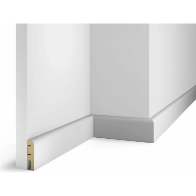 Плинтус COSCA DECOR AP02 под покраску, белый