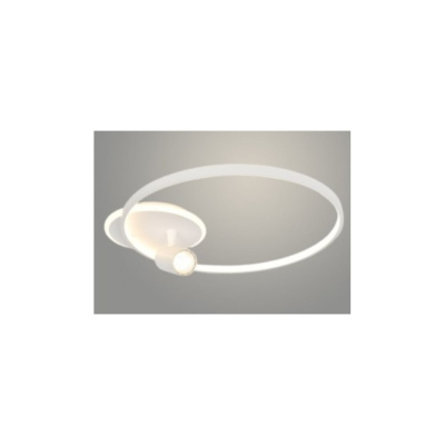 Люстра РОСТОК FX60081/1+1 WT белый 55W+5W LED 3000-6000K d550 ПДУ диммер, MGF23