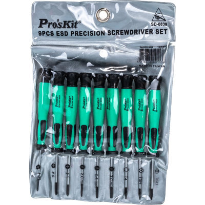 Набор антистатических отверток Pro'sKit