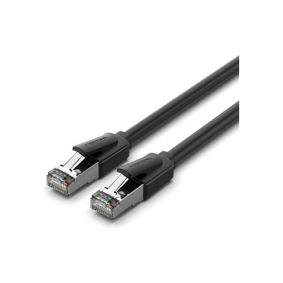 Патч-корд прямой VENTION SFTP cat.8 RJ45 - 0,5м. Черный IKKBD