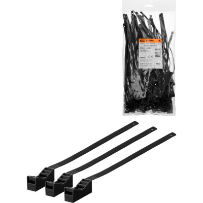 Ремешковый крепеж TDM ELECTRIC 7,6x285 черный (50 шт.)
