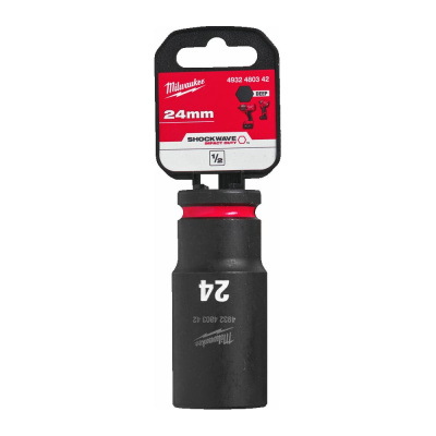 Головка ударная удлиненная ShW 24 мм, 1/2" Milwaukee