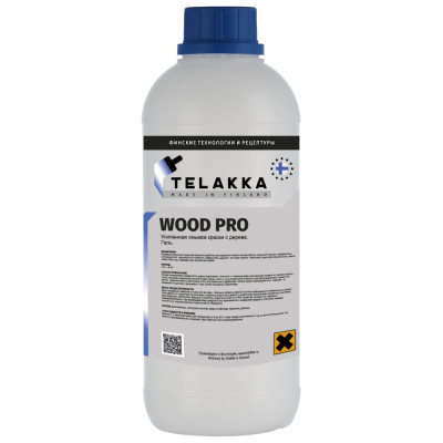 Усиленная смывка для краски с дерева Telakka WOOD PRO 1 кг