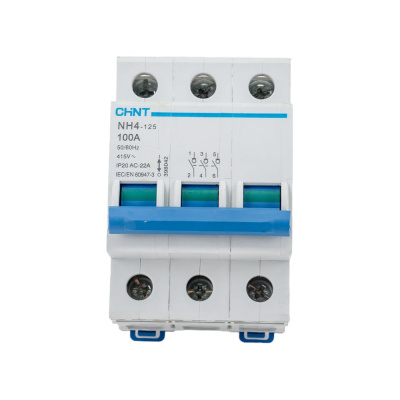 Выключатель нагрузки CHINT, NH4 3P 100A