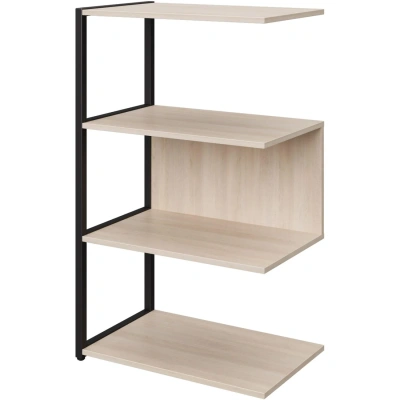 Полустеллаж для документов K-Loft 241H021 645х400х1068 дуб сканд/черный