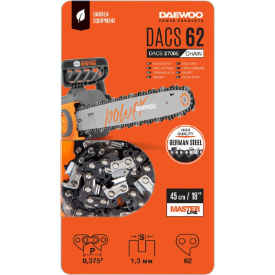 Совместимость сбензопилой DAEWOO DACS 2700E