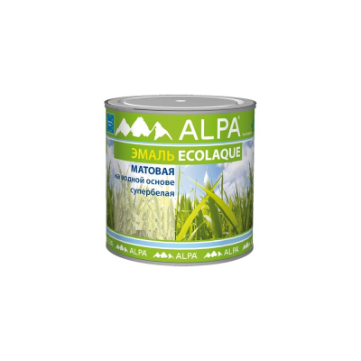 Экоэмаль ALPA матовая 0,5 л
