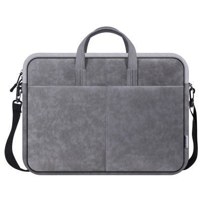 Сумка для ноутбука 15.6" Defender Solid, полиуретан, серый, карман