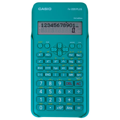 Калькулятор инженерный CASIO FX-220PLUS-2-S (155х78 мм), 181 функция, питание от батареи, сертифицирован для ЕГЭ, FX-220PLUS-2-S