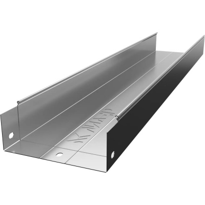 Лоток неперфорированный замковый оцинкованный CABLIDERTRAYS ЛМЗ-100х80-0,55-3000