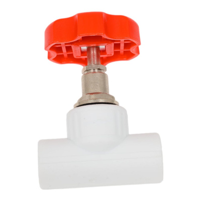 Запорный клапан VALFEX PP-R белый, 20х90°