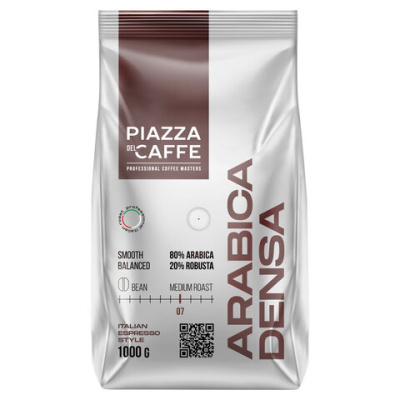 Кофе Piazza Del Caffe Arabica Densa в зернах, 1кг
