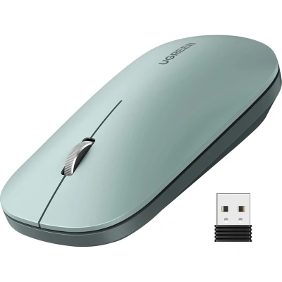 Мышь компьютерная Ugreen MU001 (90374) зеленый WLS