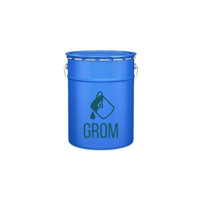 Краска для пола износостойкая по бетону, дереву, металлу GROM быстросохнущая, матовая, акриловая, эмаль, цвет белый