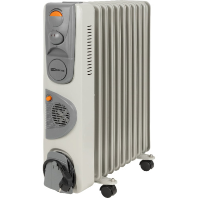 Масляный обогреватель TDM ELECTRIC МО-11ТВ, 2500 Вт, 11 секций, вентилятор, регулировка мощности