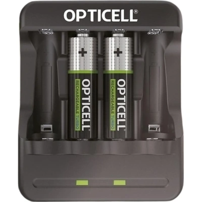 Зарядное устройство Opticell Eco Charg.6100001 +аккум.AA 2600mAh 2шт набор