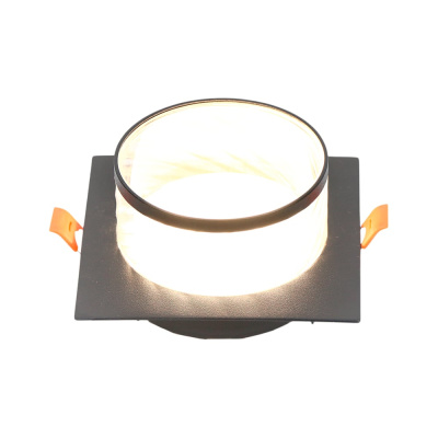 Встраиваемый светильник под лампу GX53 General Lighting Systems Элегия GCL-GX53-H38 черный