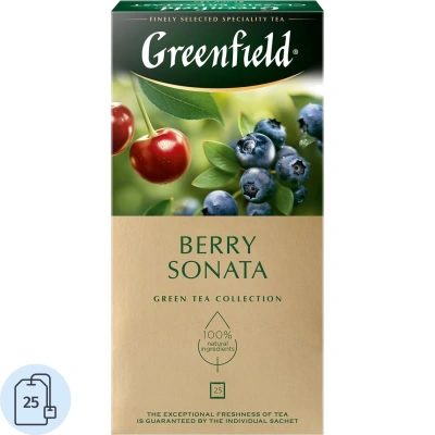 Чай Greenfield Greenfield Berry Sonata зеленый,25 пак/уп