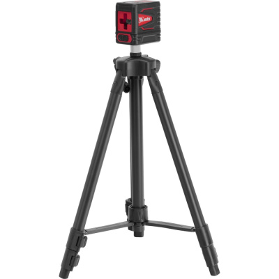 Лазерный уровень MTX QBC GREEN Pro SET, 20 м, зеленый луч, батарейки, штатив