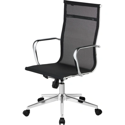 Кресло BN_Y_EChair-710 T net сетка черная, хром