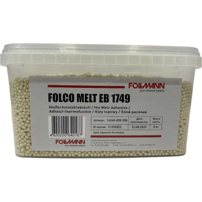 Клей FOLCO MELT EB 1749 расплав (ведро 5 кг) Follmann