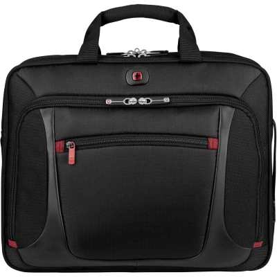 Портфель WENGER для ноутбука, черн, полиэстер/ПВХ, 40x15x33 см, 9 л 600643