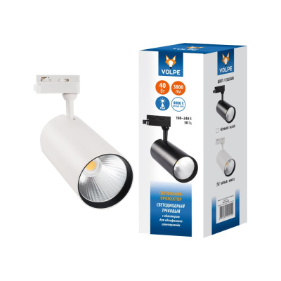 Трековый светодиодный светильник-прожектор Volpe ULB-Q276 40W/4000К WHITE