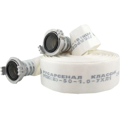 Пожарный рукав Классик РПК(В)-50-1,0-УХЛ1 с ГР-50 Ал, (20+-1м)
