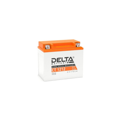 Аккумуляторная батарея Delta CT 1212 соответствует следующему коду YUASA: YB4L-B, YB4L-A, YTX4L-BS