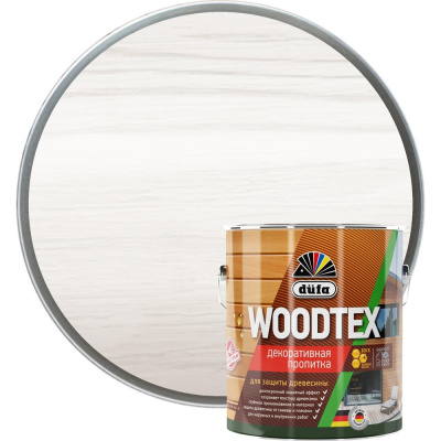 Пропитка Dufa Wood Tex белая, 3 л