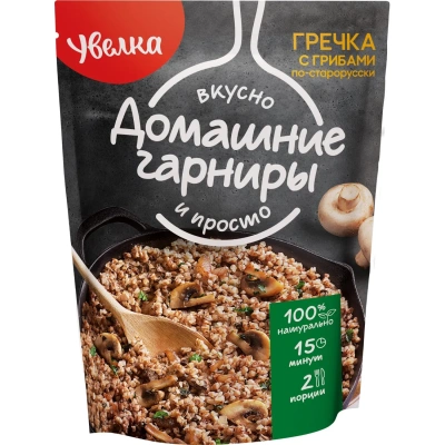 Гречка с грибами по-старорусски Увелка, 150г