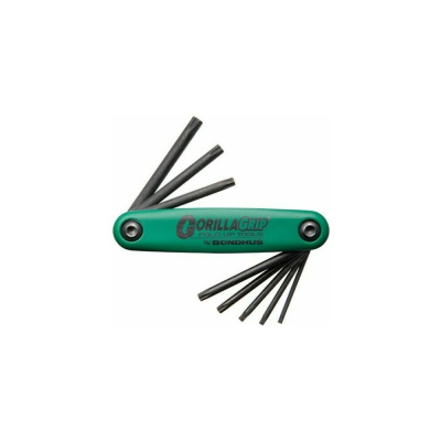 Складной набор ключей BONDHUS GorillaGrip Torx, T9 - T40 12634 создан для случаев