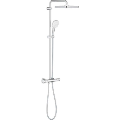 Душевая система с термостатом для душа GROHE Tempesta System 250 Cube хром