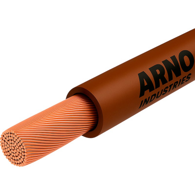 Провод силовой ARNO INDUSTRIES медный, 10м, ПуГВнг(А)-LS 1х16 коричневый, многопроволочный, гибкий