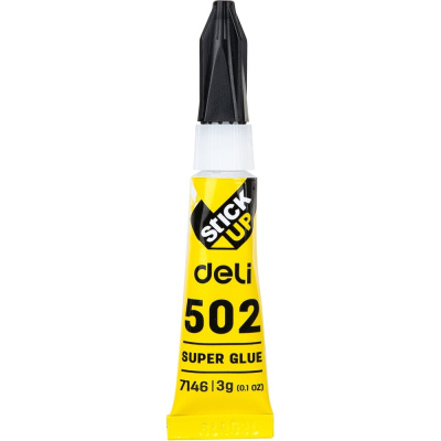 Клей универсальный Super DELI 3гр прозрачный блистер (8 шт.) E7146