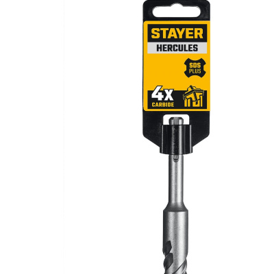 Бур STAYER Hercules-4Х 18x600 мм, SDS-plus
