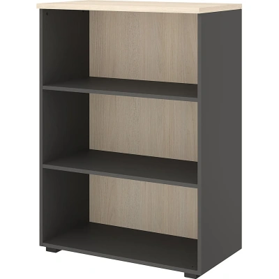 Стеллаж для документов низкий К-Loft 241H011 выс 1080 дуб скандин./графит
