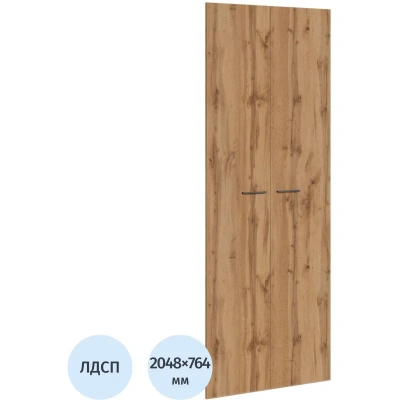 Двери высокие К-Loft 2 шт. 241H005 764х2048 дуб натуральный