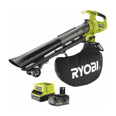 Бесщеточный садовый пылесос-воздуходувка Ryobi ONE+ 18В