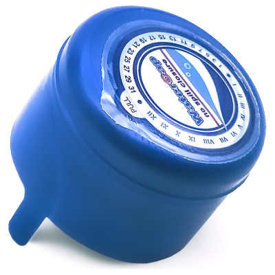 Пробка для бутылей Aqua Work 19 л, голубая ф1и 600 шт