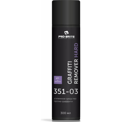 Усиленное аэрозольное средство для удаления граффити Pro-Brite GRAFFITI REMOVER HARD 0.3 л