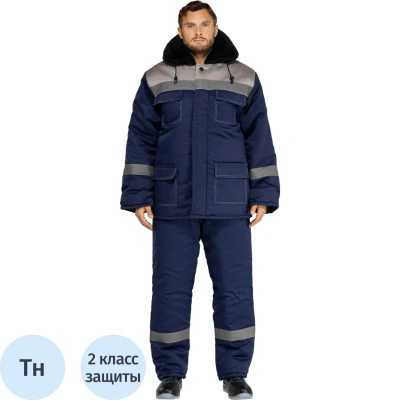 Костюм зим муж (куртка,пк) з35 син/сер 96-100/194-200 (Арсенал-СП)